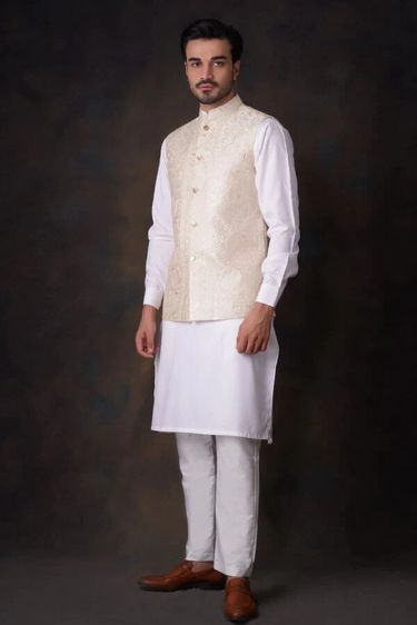 Embroidered Waistcoat For Men
