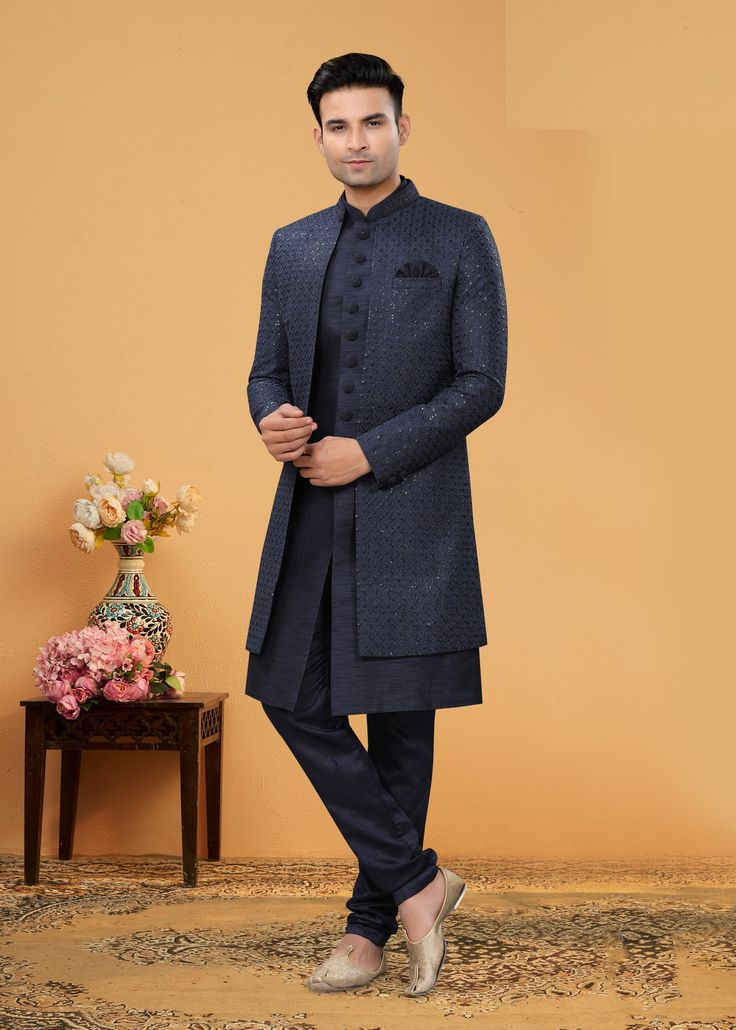 Jacket Style Indo Western For Men