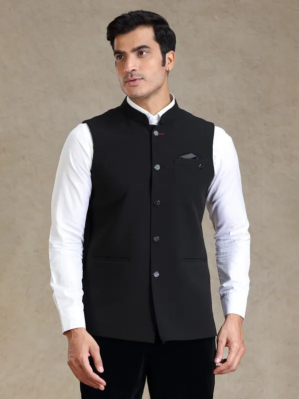 Nehru / Bandhgala Waistcoat For Men