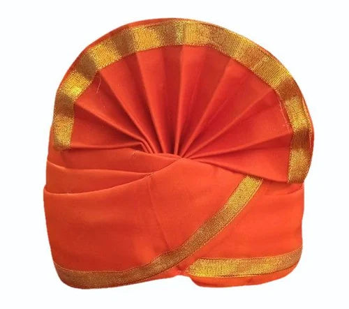 Plain Silk Safa For Men